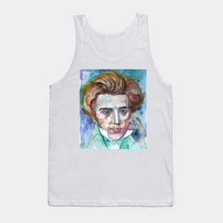 SOREN KIERKEGAARD watercolor portrait Tank Top